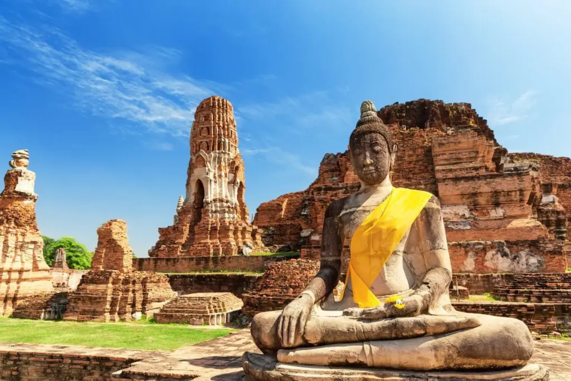 Ayutthaya ancient temple ruins