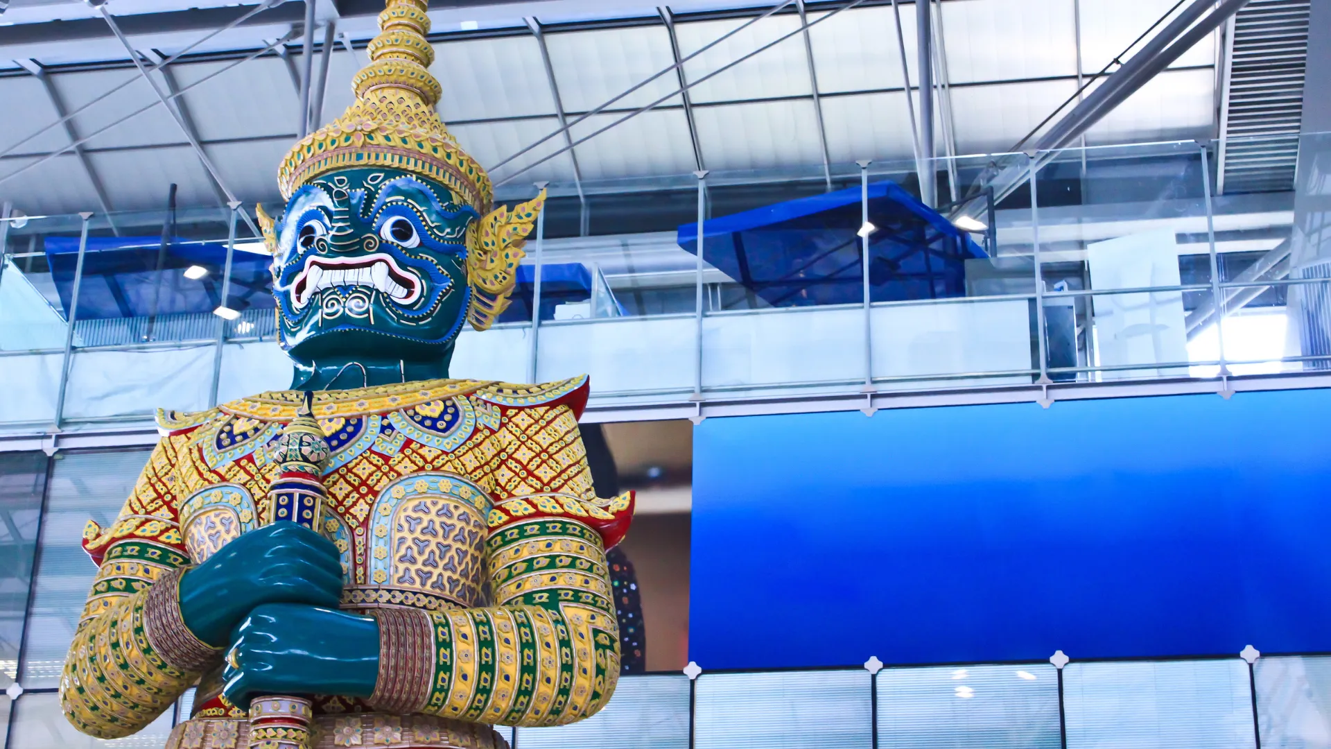 Bangkok airport arrival